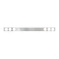Stainless Steel One Piece Rear Light Bar with 4" (6) Round. 94"(L) x 6"(W) x 2-1/4"(D)