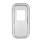 Stainless Steel Peterbilt Shift Plate Cover - Short Hood