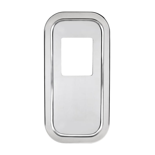 Stainless Steel Peterbilt Shift Plate Cover - Short Hood