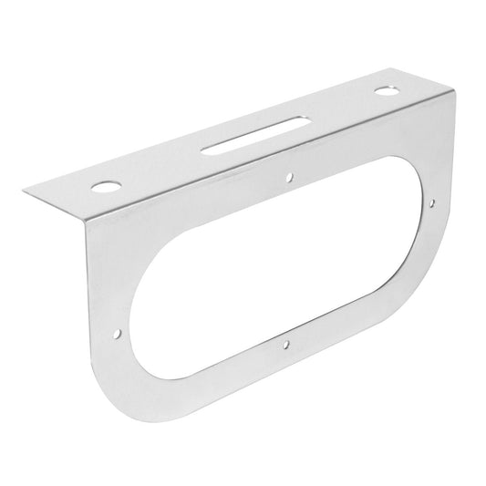 Stainless Steel Single Oval Light “L” Shape Mounting Bracket Only