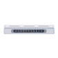 Stainless Top Mud Flap Plate W/ 11 Led Light Bar & Bezel - Red Led/clear Lens - Lighting Accessories