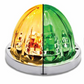 Star Burst Series Amber Clearance & Marker to Green Auxiliary Watermelon LED Light – 19 Diodes