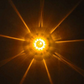 Star Burst Series Amber Clearance & Marker to Purple Auxiliary Watermelon LED Light – 19 Diodes