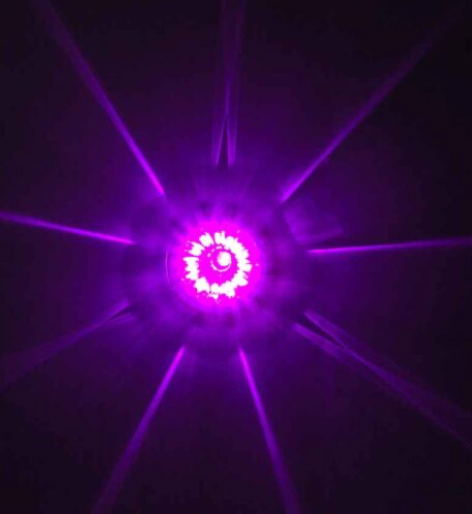 Star Burst Series Amber Clearance & Marker to Purple Auxiliary Watermelon LED Light – 19 Diodes