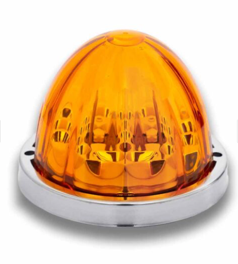 Star Burst Series Amber Clearance & Marker Watermelon LED Light – 19 Diodes