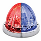 Star Burst Series Red Clearance & Marker to Blue Auxiliary Watermelon LED Light – 19 Diodes