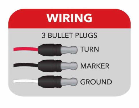 Star Burst Series Red Clearance & Marker to Green Auxiliary Watermelon LED Light – 19 Diodes