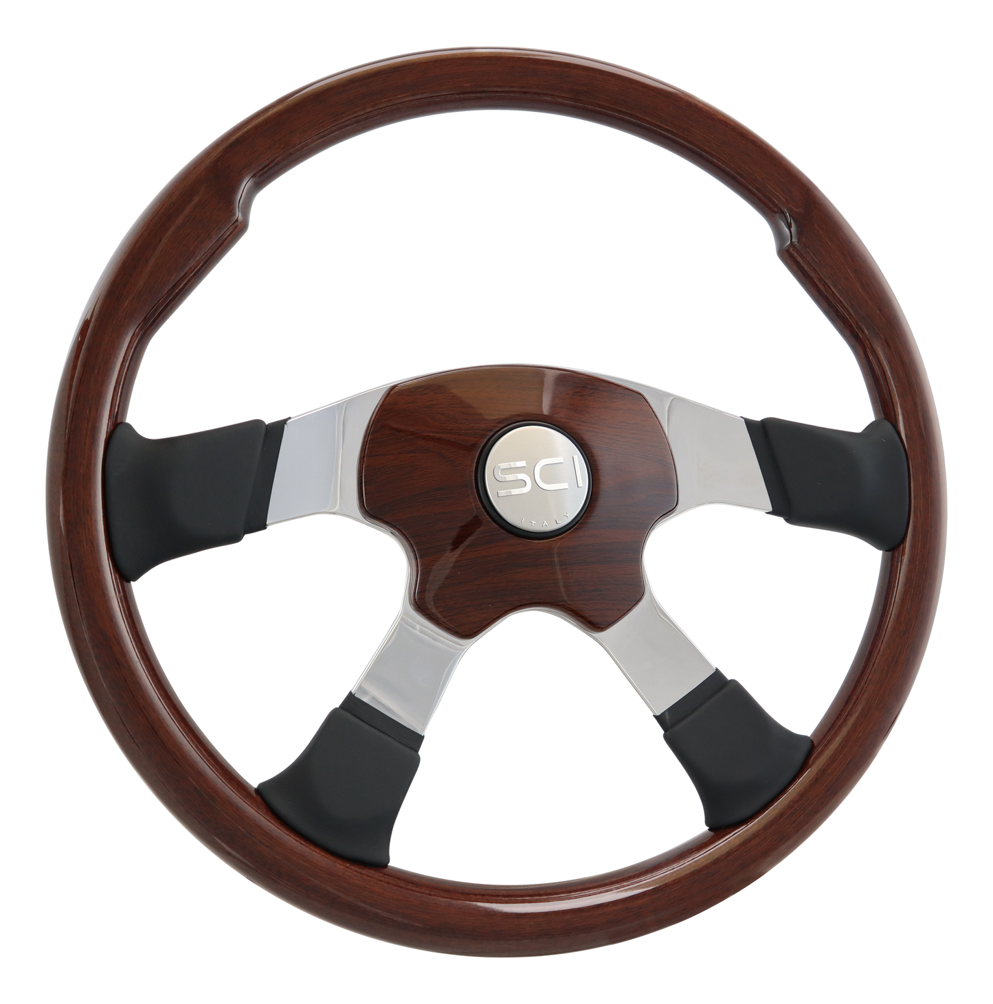 Steering Wheel 18" Milestone Elite 4 Mahogany