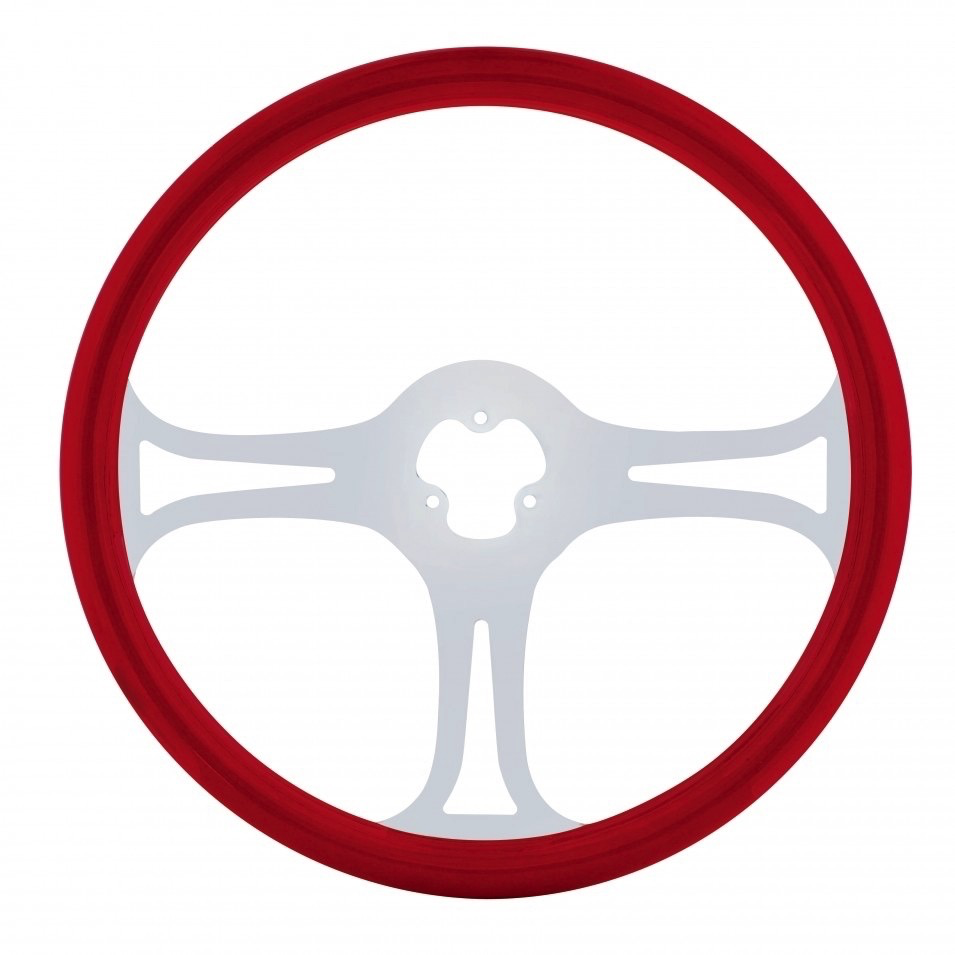 18 Blade Steering Wheel - Red Wheels