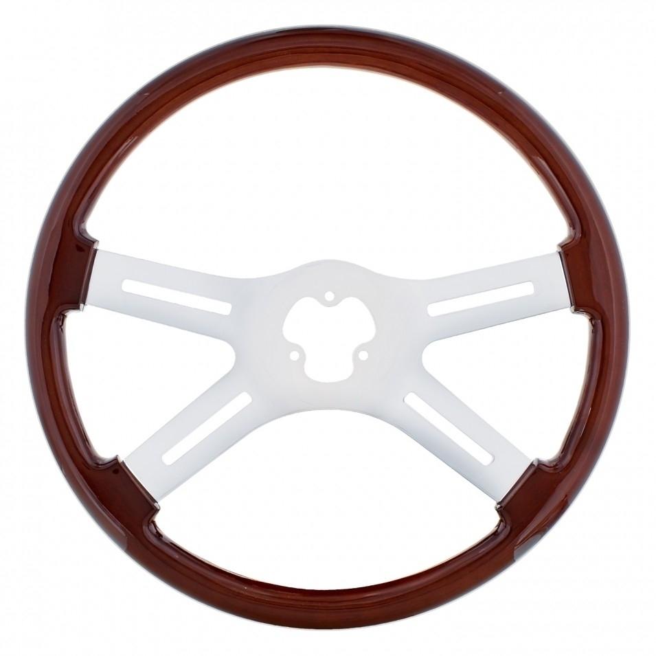 18 Chrome 4 Spoke Steering Wheel Steering Wheels
