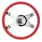 18 Wood Steering Wheel - 4 Spoke Trident Steering Wheels