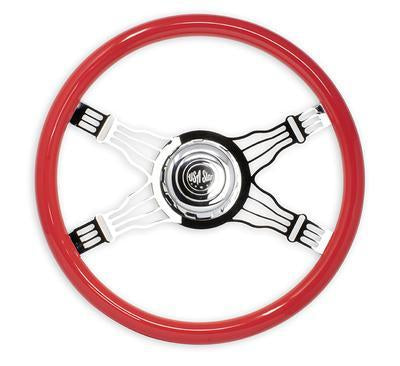 18 Wood Steering Wheel - 4 Spoke Trident Steering Wheels