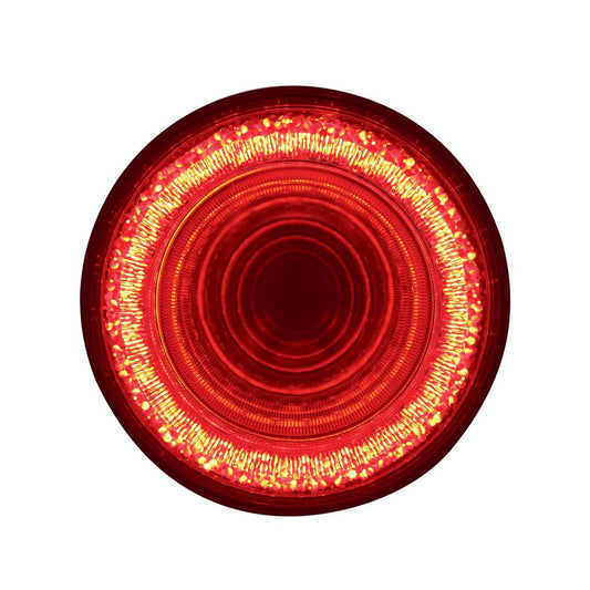 Stop Turn & Tail Light 24 LED 4" "MIRAGE" - Red LED/Clear Lens