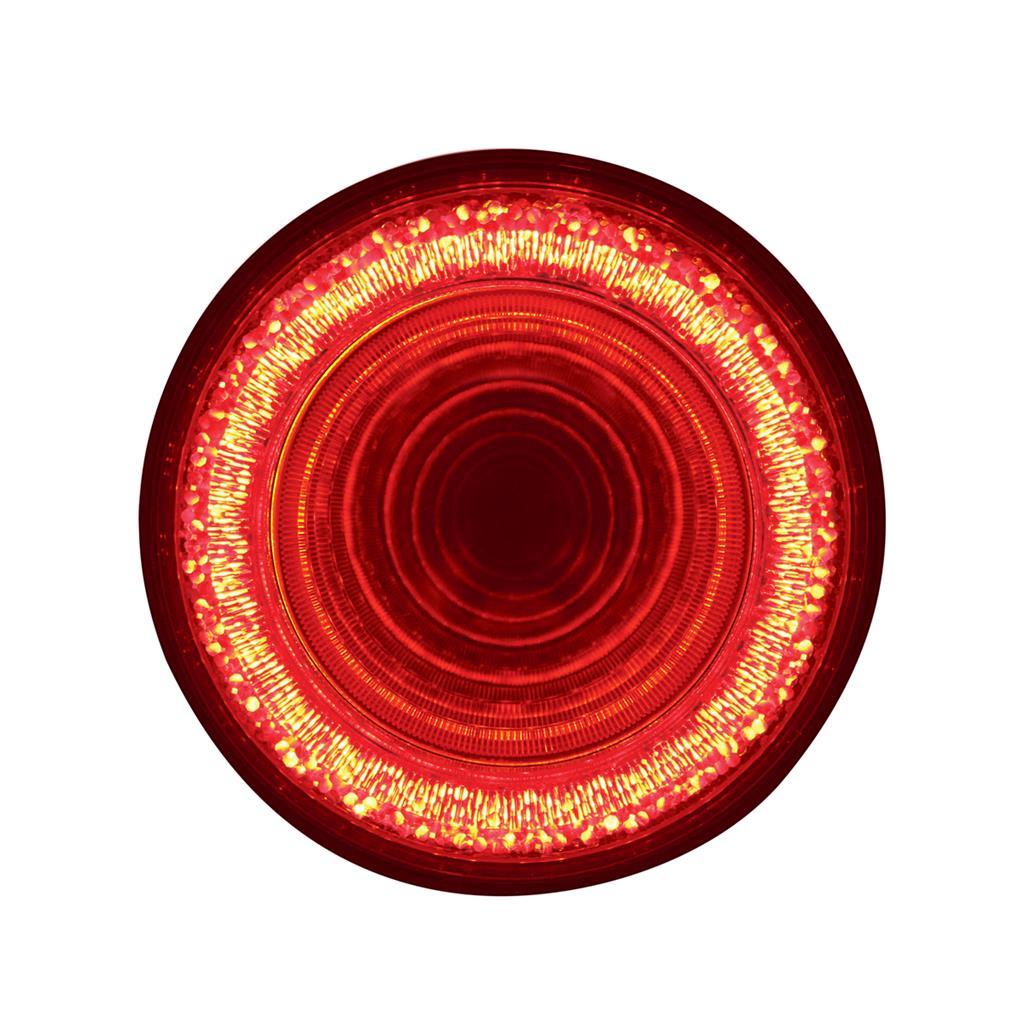 Stop Turn & Tail Light 24 LED 4" "MIRAGE" - Red LED/Clear Lens