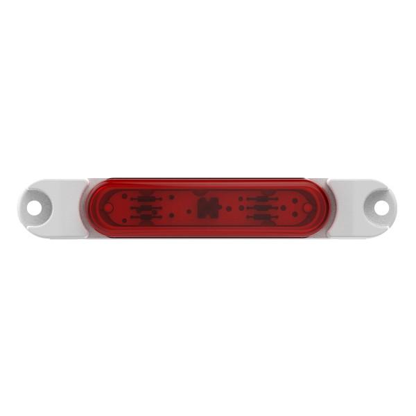 Thin-Line LED Clearance Marker Lights White Body - Red Lens Lighting & Accessories