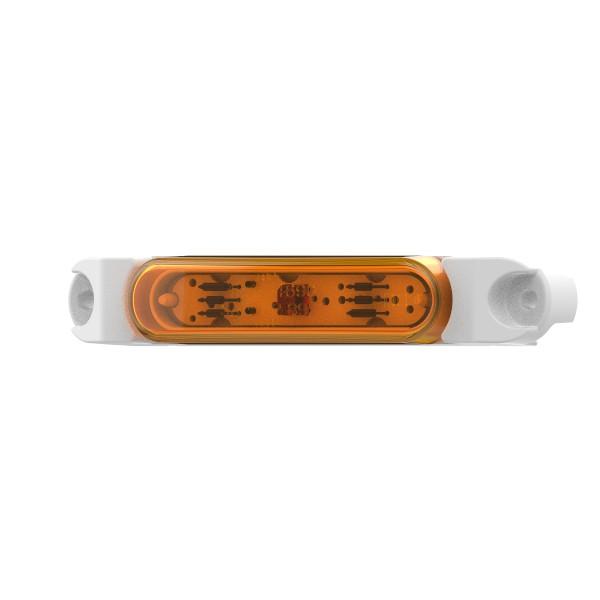 Thin-Line LED Clearance Marker Lights White Body - Yellow Lens Lighting & Accessories