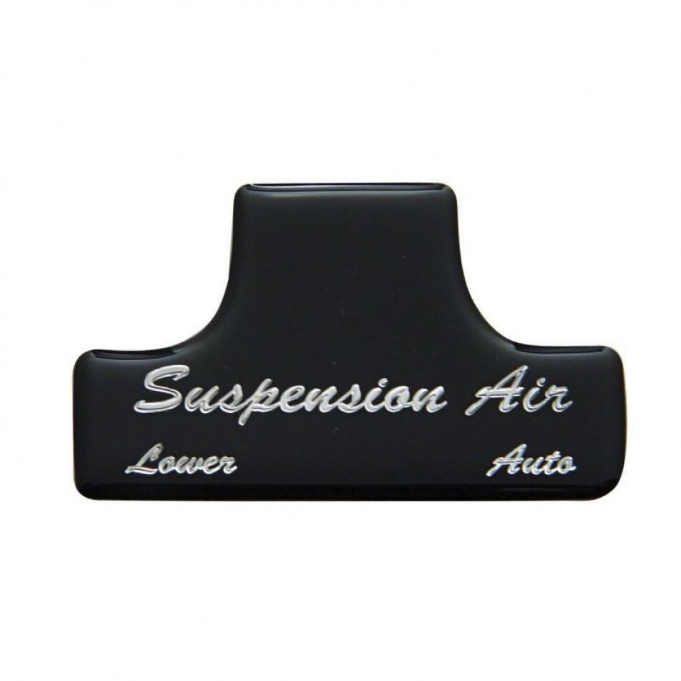 Suspension Air Switch Guard Sticker Only - Black Cab Interior