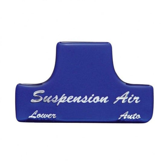 Suspension Air Switch Guard Sticker Only - Blue Cab Interior