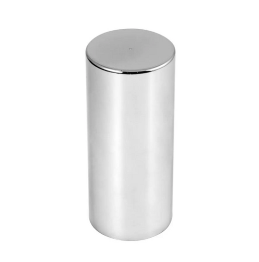 Tall cylinder Chrome Plastic 33M Lug nut cover 4-1/4 (H) Push-On