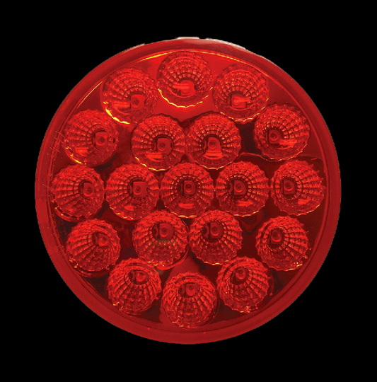 TLED-419R - 4" Stop, Turn & Tail LED Light - Red