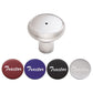 "Tractor" Chrome Deluxe Aluminum Screw-On Air Valve Knob w/ Multi Color
