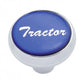 "Tractor" Deluxe Air Valve Knob - Blue Glossy Sticker