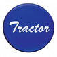 Tractor Glossy Air Valve Knob Sticker Only - Blue