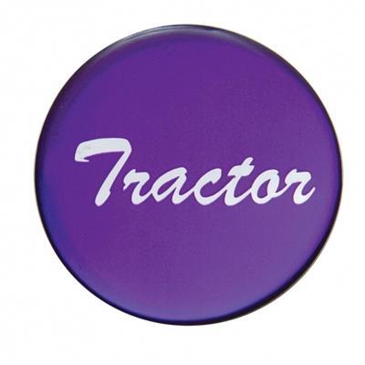 Tractor Glossy Air Valve Knob Sticker Only - Purple