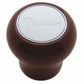 " Tractor " Wood Air Valve Knob - Stainless Plaque