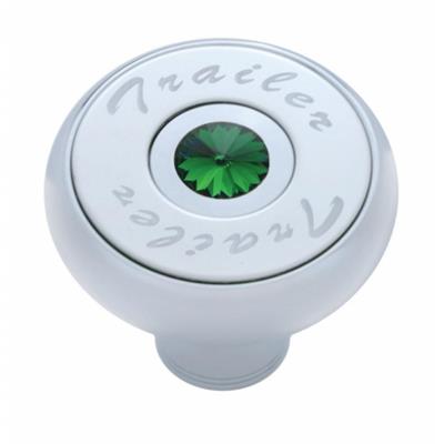 "Trailer" Deluxe Air Valve Knob - Green Diamond