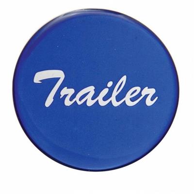 Trailer Glossy Air Valve Knob Sticker Only - Blue