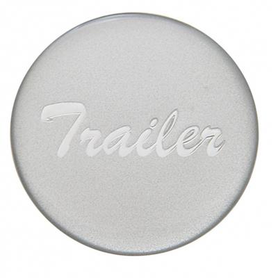 Trailer Glossy Air Valve Knob Sticker Only - Silver