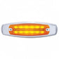Truck City Chrome & Parts - 12 Amber Led Peterbilt Rectangular Clearance/Marker Light W/ Stainless