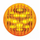 Truck City Chrome & Parts - 13 Amber Led 2 1/2" Flat Clearance/Marker Light - Amber Lens