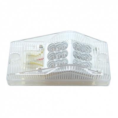 Truck City Chrome & Parts - 18 LED Freightliner Reflector Turn Signal - Amber LED/Clear Lens.