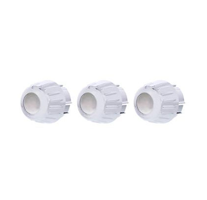 Truck City Chrome & Parts - 2006 + Kenworth Outer A/C Control Knob Set (3-Pack)