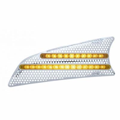 Truck City Chrome & Parts - 2007 + Kenworth T660 LED Air Intake w/ Amber LED -Driver Side-