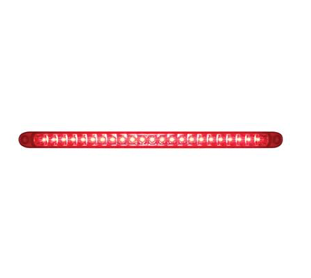 Truck City Chrome & Parts - 23 SMD LED 17 1/4'' Reflector Stop Turn & Tail Light Bar Only - Red