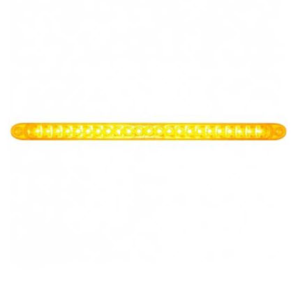 Truck City Chrome & Parts - 23 SMD LED 17 1/4'' Reflector Turn Signal Light Bar Only - Amber