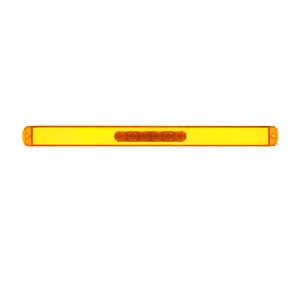 Truck City Chrome & Parts - 28 LED 17" ''GLO'' Turn Signal Light Bar - Amber LED/Amber Lens