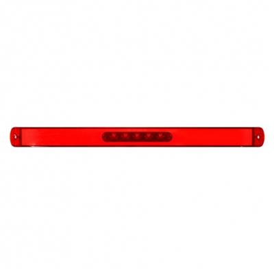 Truck City Chrome & Parts - 28 LED 17" S/T/T & P/T/C Light Bar - Red LED/Red Lens