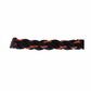 Truck City Chrome & Parts - 3/8" x 50' 3-Strand Twisted Black & Orange Polypropylene Rope