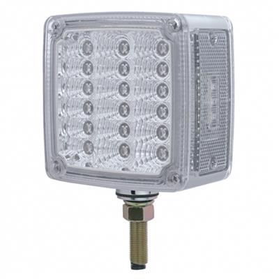 Truck City Chrome & Parts - 39 LED Reflector Double Face Turn Signal Light (Driver) - Amber & Red
