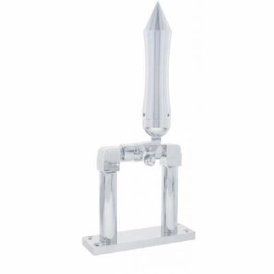 Truck City Chrome & Parts - Chrome 4" Air Horn Lever Set With "Talladega" Grip