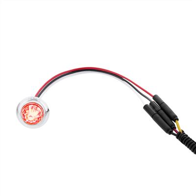Truck City Chrome & Parts - 4 LED Dual Function Mini Watermelon Light (Clearance/Marker) - Red