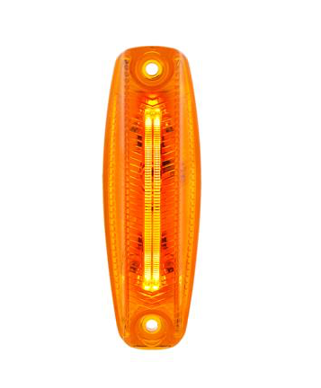 Truck City Chrome & Parts - 4 LED Lighttrack Cab Light For 2018-2022 Freightliner Cascadia - Amber