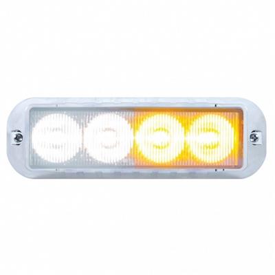 Truck City Chrome & Parts - 4 LED Warning Light - Amber LED/White LED