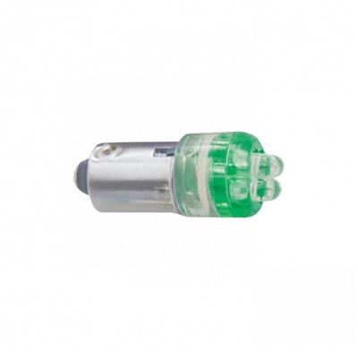 Truck City Chrome & Parts - 4 Micro LED 1893 Type Bulb - Green (2-Pack)