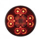 Truck City Chrome & Parts - 4" Round Combo Light with 12 Dual LED Stop Turn & Tail Light & 16 LED