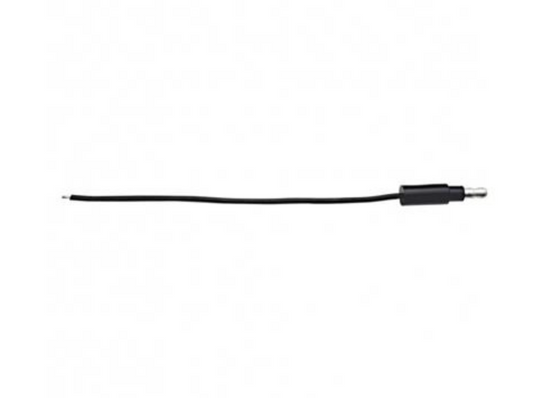 Truck City Chrome & Parts - 6" Single Lead Wire With.180 Bullet Termination & Stripped End - Black